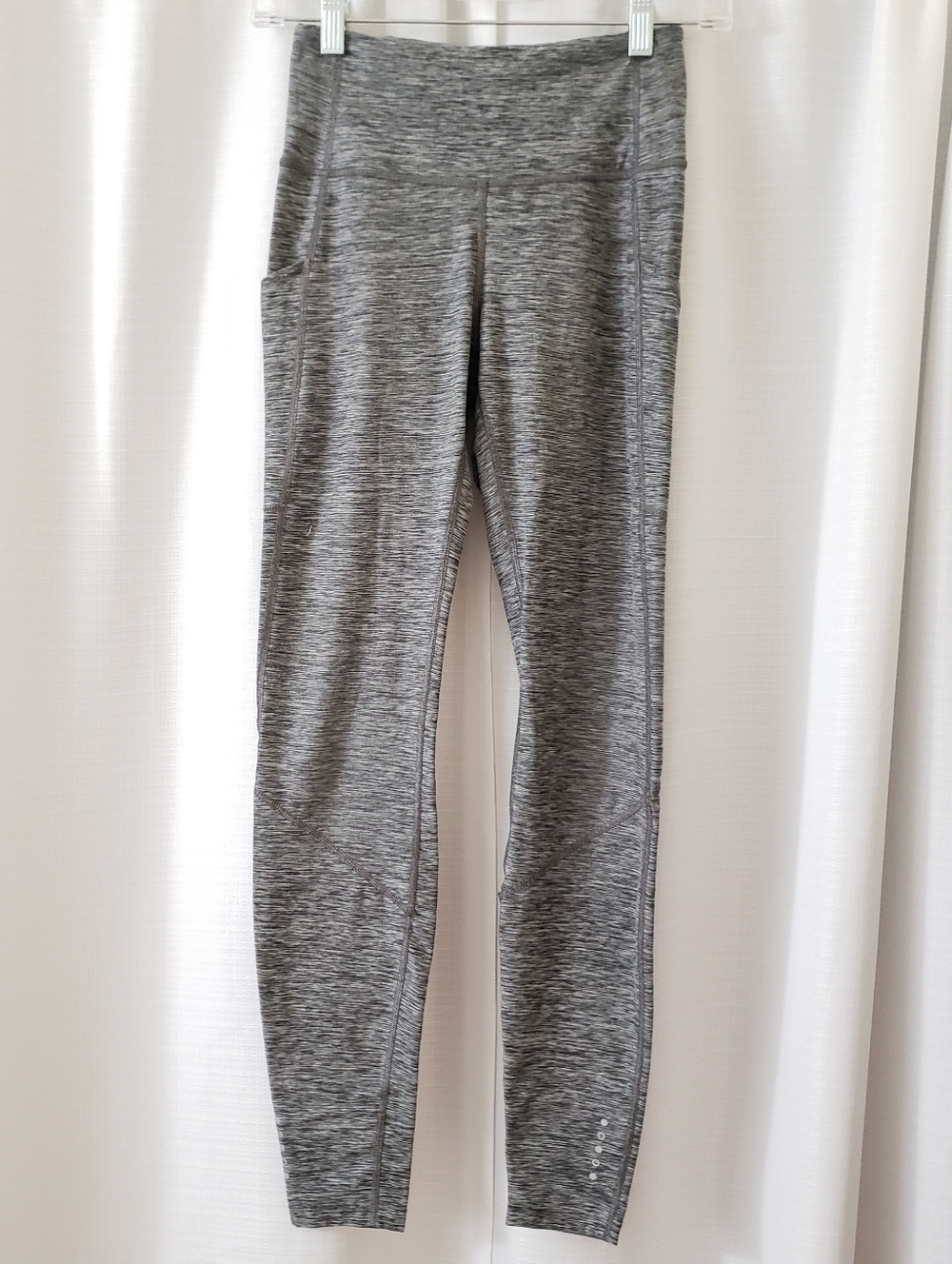 XSmall Core 10 Heather Gray Full Length Leggings With Pockets